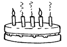 Im ktoś jest starszy, tym chętniej powinien używać zapisu binarnego dla świeczek na torcie urodzinowym. Liczba potrzebnych świeczek nie będzie wcale duża.